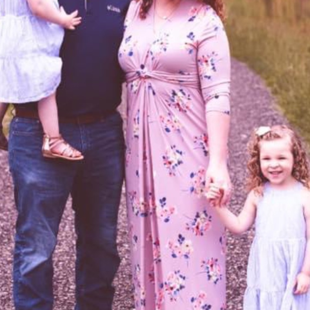 Floral maxi 3/4 sleeve